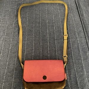 Waxed Canvas Cross Body Bag